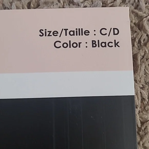 NANETTE LEPORE Sheer Hosiery Black Size C-D - Picture 2 of 6